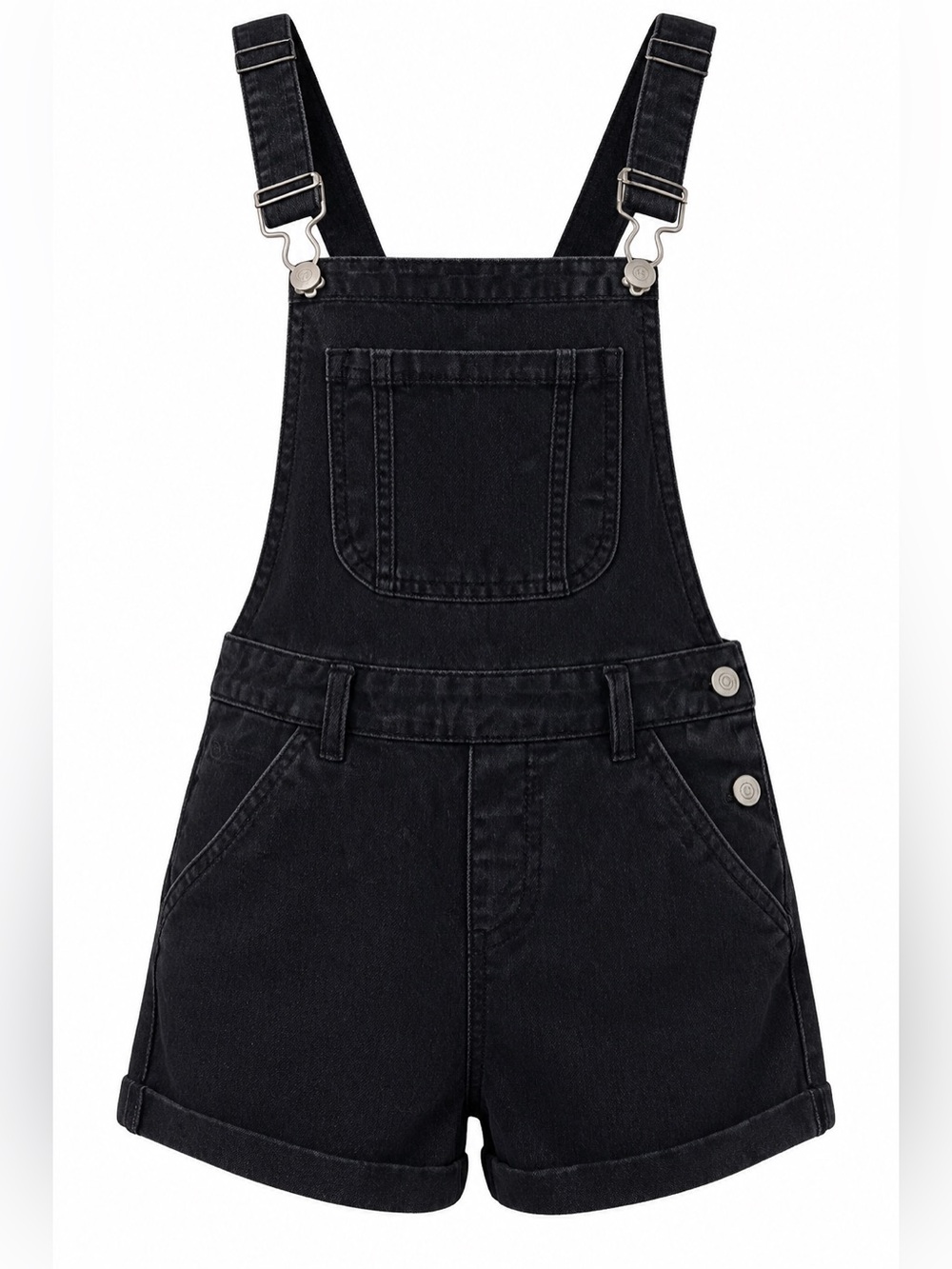 Bluenotes Y2K Dark Wash Denim Short Overalls Romper XS US2